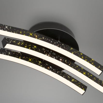 Brilo - Plafón LED LED/19W/230V 3000K negro