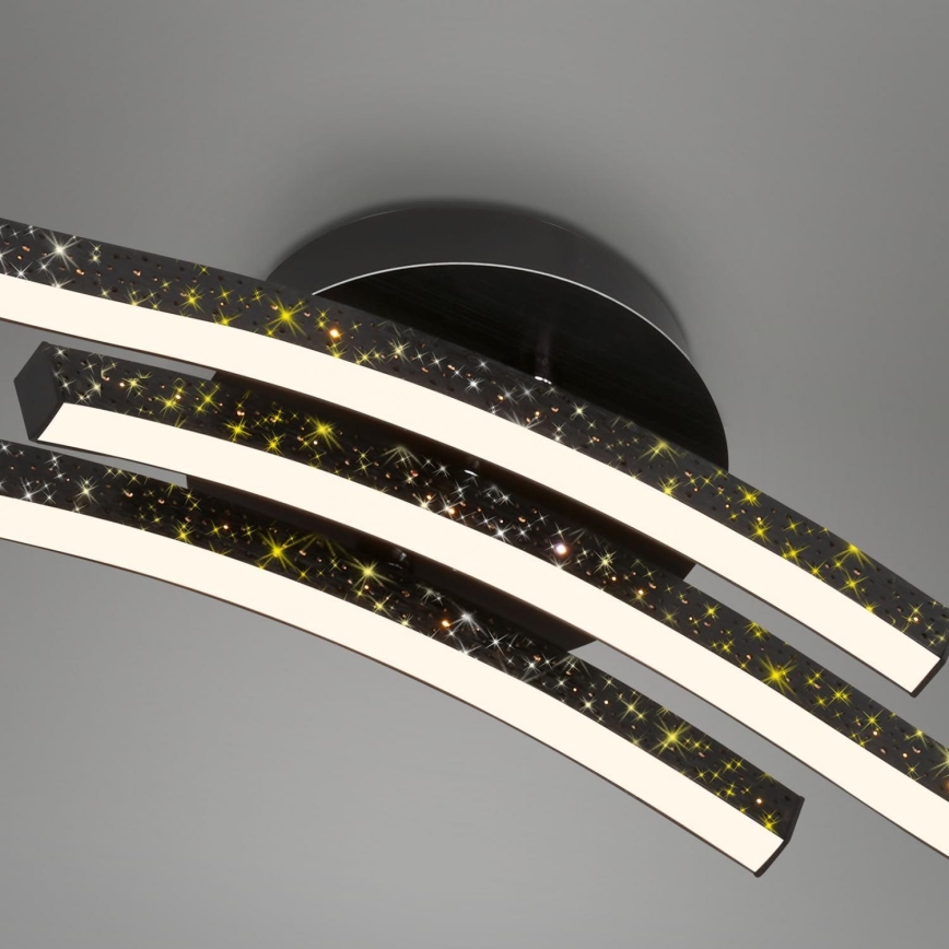 Brilo - Plafón LED LED/19W/230V 3000K negro
