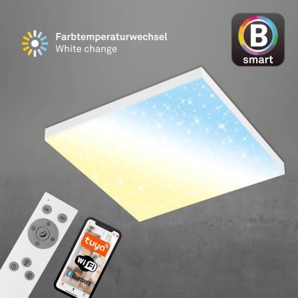Brilo - Plafón LED regulable FRAMELESS LED/24W/230V 3000-6500K Wi-Fi Tuya + control remoto