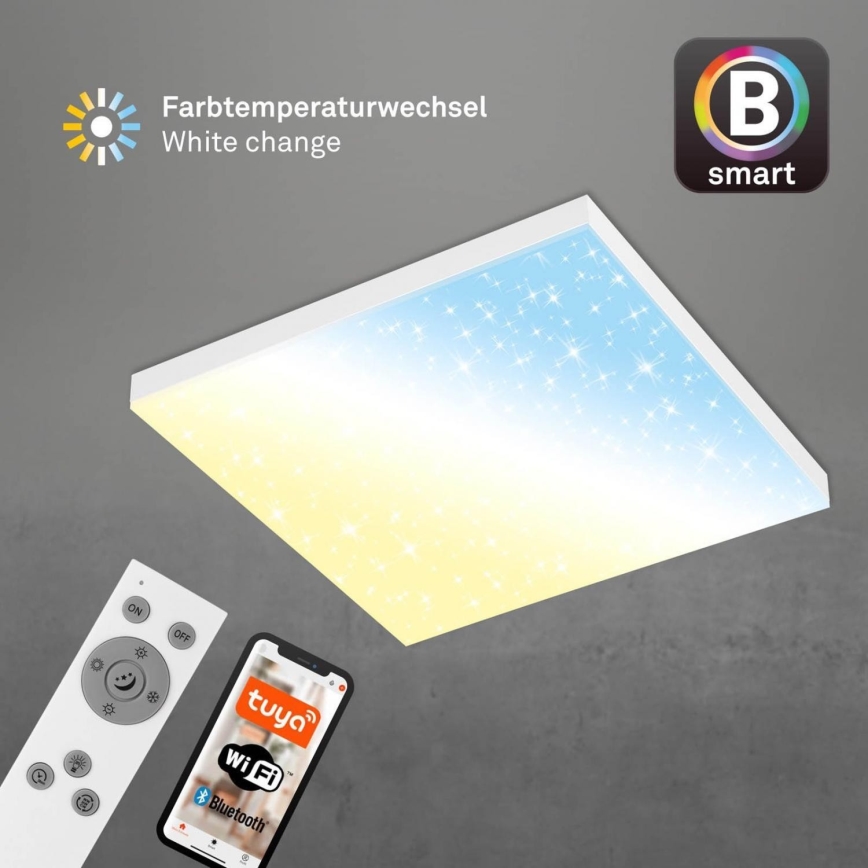 Brilo - Plafón LED regulable FRAMELESS LED/24W/230V 3000-6500K Wi-Fi Tuya + control remoto