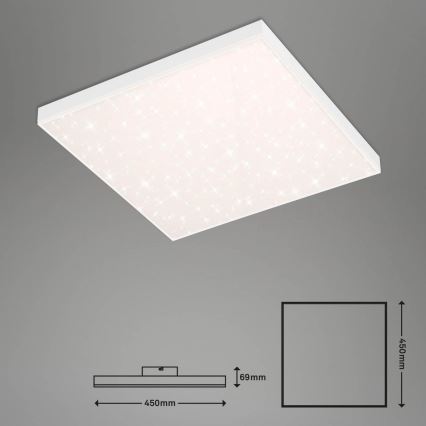 Brilo - Plafón LED regulable FRAMELESS LED/24W/230V 3000-6500K Wi-Fi Tuya + control remoto