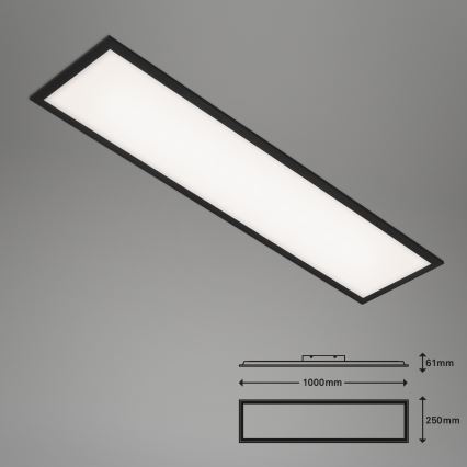 Brilo - Plafón LED regulable PIATTO LED/24W/230V 3000-6500K 100x25 cm + control remoto