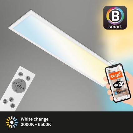 Brilo - Plafón LED regulable PIATTO LED/28W/230V 3000-6500K Wi-Fi Tuya + control remoto