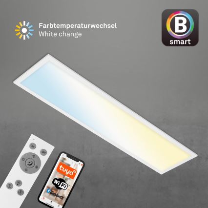 Brilo - Plafón LED regulable PIATTO LED/28W/230V 3000-6500K Wi-Fi Tuya + control remoto