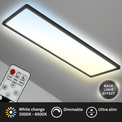 Brilo - Plafón LED regulable SLIM LED/23W/230V 2700-6500K + control remoto