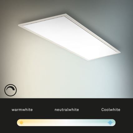 Brilo - Plafón LED regulable SLIM LED/24W/230V 3000-6500K 100x25 cm + control remoto