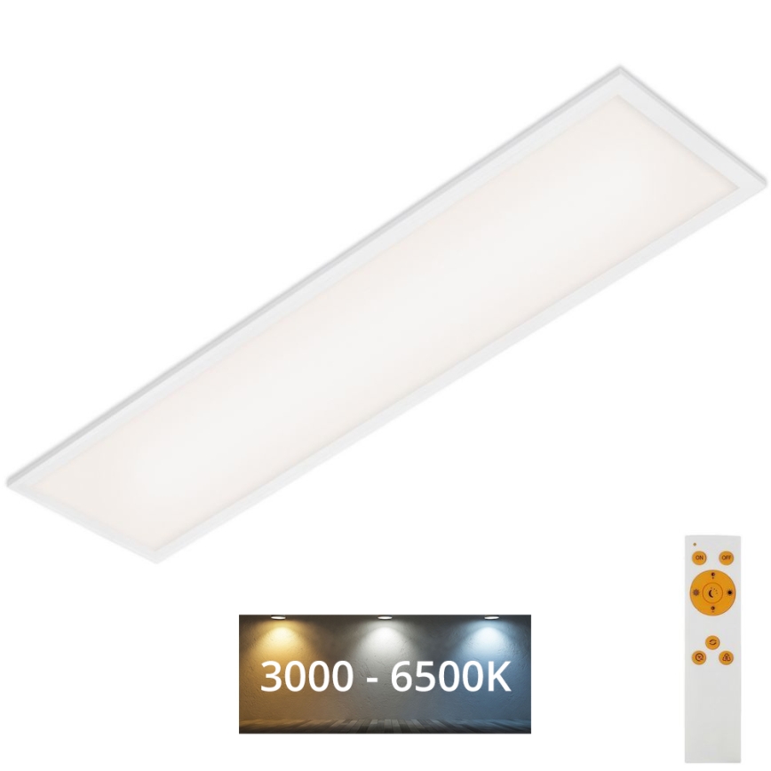 Brilo - Plafón LED regulable SLIM LED/24W/230V 3000-6500K 100x25 cm + control remoto