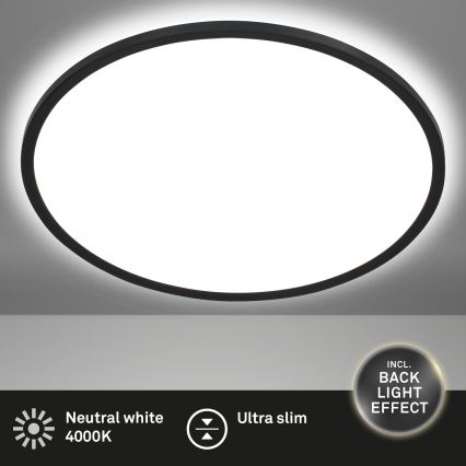 Brilo - Plafón LED SLIM LED/18W/230V diá. 29,3 cm