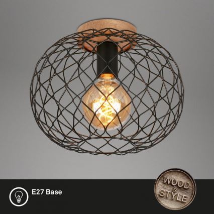 Brilo - Plafón WINKI 1xE27/40W/230V árbol de caucho