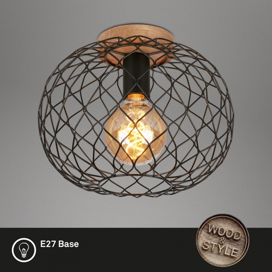 Brilo - Plafón WINKI 1xE27/40W/230V árbol de caucho