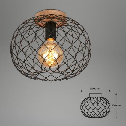 Brilo - Plafón WINKI 1xE27/40W/230V árbol de caucho