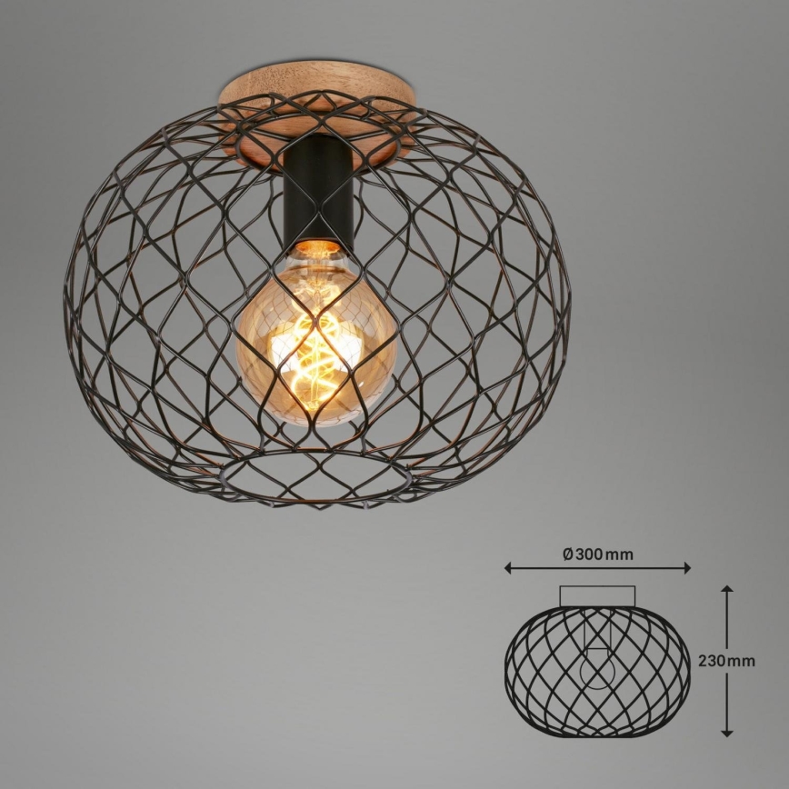 Brilo - Plafón WINKI 1xE27/40W/230V árbol de caucho