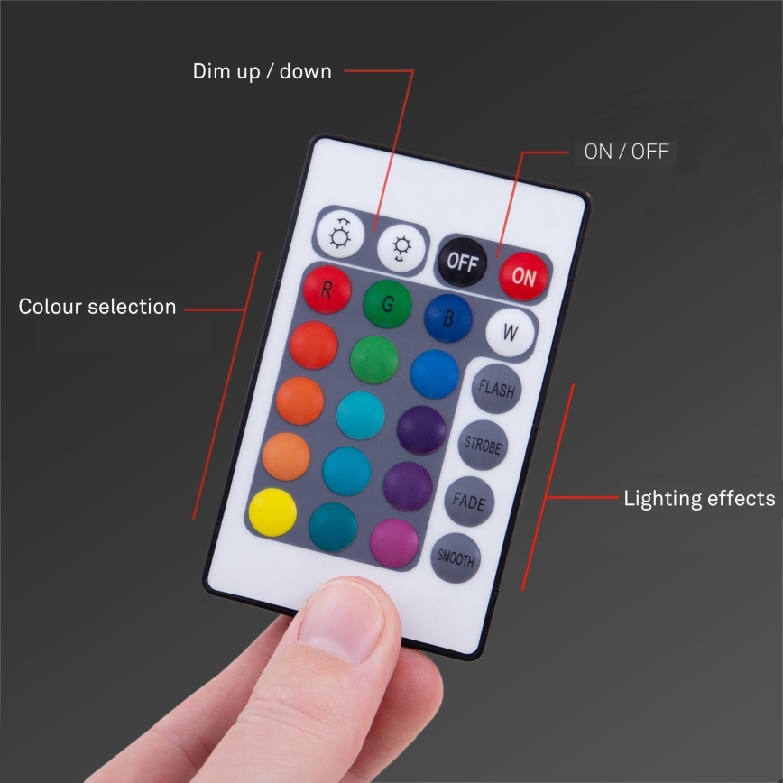Brilo - Tira LED RGBW regulable 6,5m LED/15W/230V Wi-Fi Tuya + control remoto