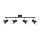 Briloner 10698890 - Foco 4xE14/25W/230V negro