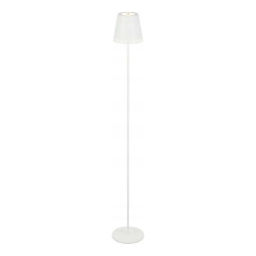 Briloner 1438016 - Lámpara de pie LED táctil regulable LED/3,5W/5V 3000K 130 cm blanco