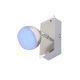 Briloner 2040-012 - Foco LED RGB regulable 1xLED/3,3W/230V + mando a distancia