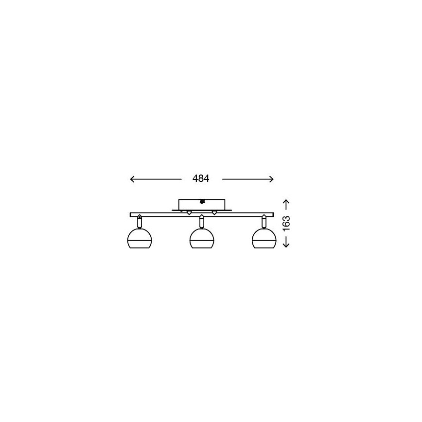 Briloner 2040-032 - LED RGB Foco regulable 3xLED/3,3W/230V + mando a distancia