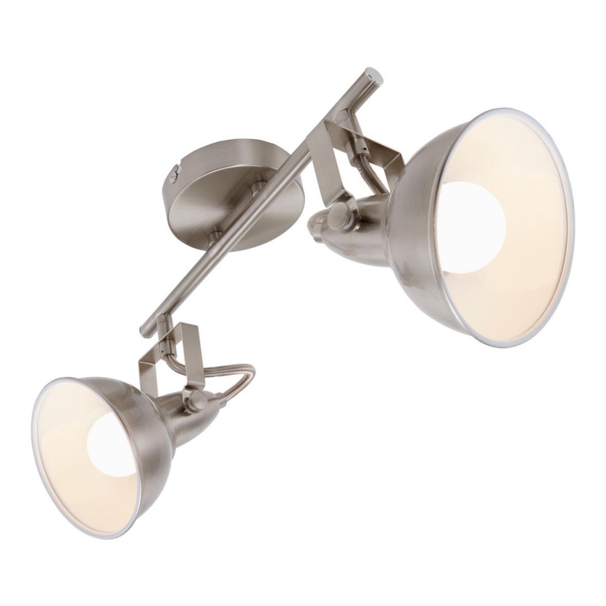 Briloner 2049-022 - Foco SOFT 2xE14/40W/230V cromo mate