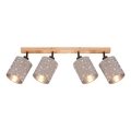 Briloner 2078-041 - Foco SPOTLIGHT 4xE27/25W/230V beige