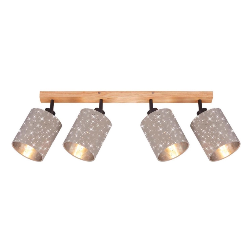 Briloner 2078-041 - Foco SPOTLIGHT 4xE27/25W/230V beige