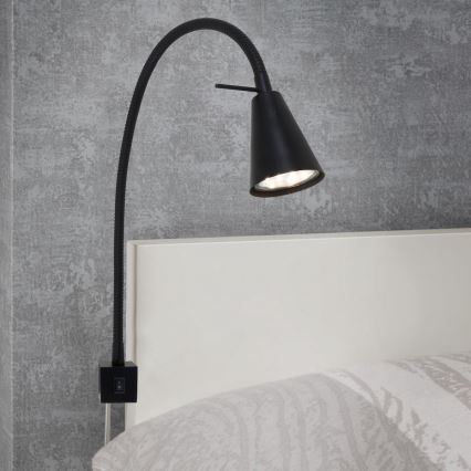 Briloner 2080-015 - Aplique LED COMFORT LIGHT 1xGU10/5W/230V negro