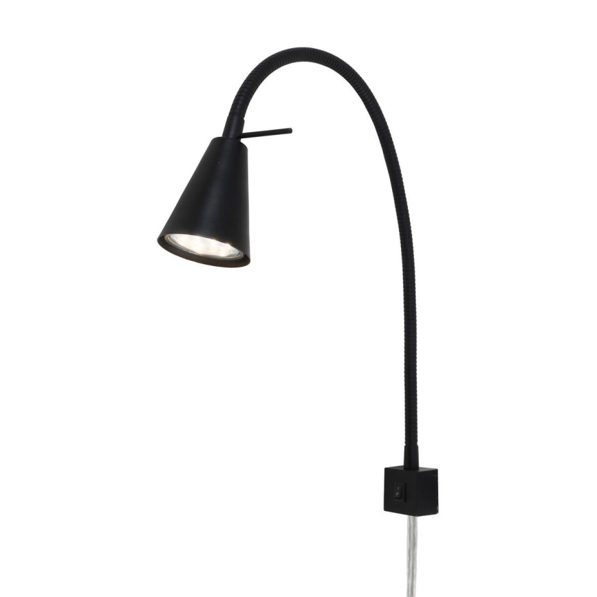 Briloner 2080-015 - Aplique LED COMFORT LIGHT 1xGU10/5W/230V negro