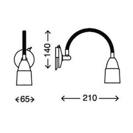 Briloner 2097-018 - Iluminación LED para espejos SPLASH 1xG9/2,5W/230V