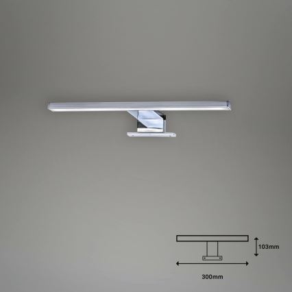 Briloner 2104-018 - Iluminación LED para espejos de baño DUN LED/5W/230V 30 cm IP44