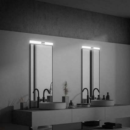 Briloner 2113-118 - Iluminación LED para espejos de baño LED/12W/230V IP44 47 cm cromo brillante