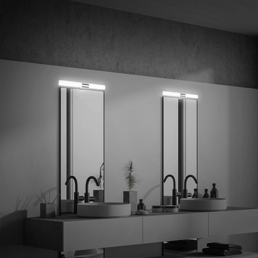 Briloner 2113-118 - Iluminación LED para espejos de baño LED/12W/230V IP44 47 cm cromo brillante