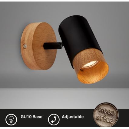 Briloner 2144015 - Foco de pared SPOT 1xGU10/9W/230V