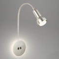 Briloner 2178012 - LED Aplique flexible 1xE14/10W/230V + LED/3W cromo mate
