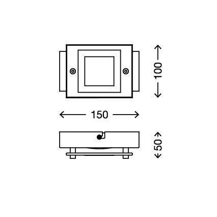 Briloner - 2213-018 - Plafón LED de baño SPLASH LED/4,5W/230V IP44