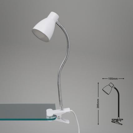 Briloner 2615-016P - Lámpara LED con pinza GRIP LED/2,5W/230V blanco