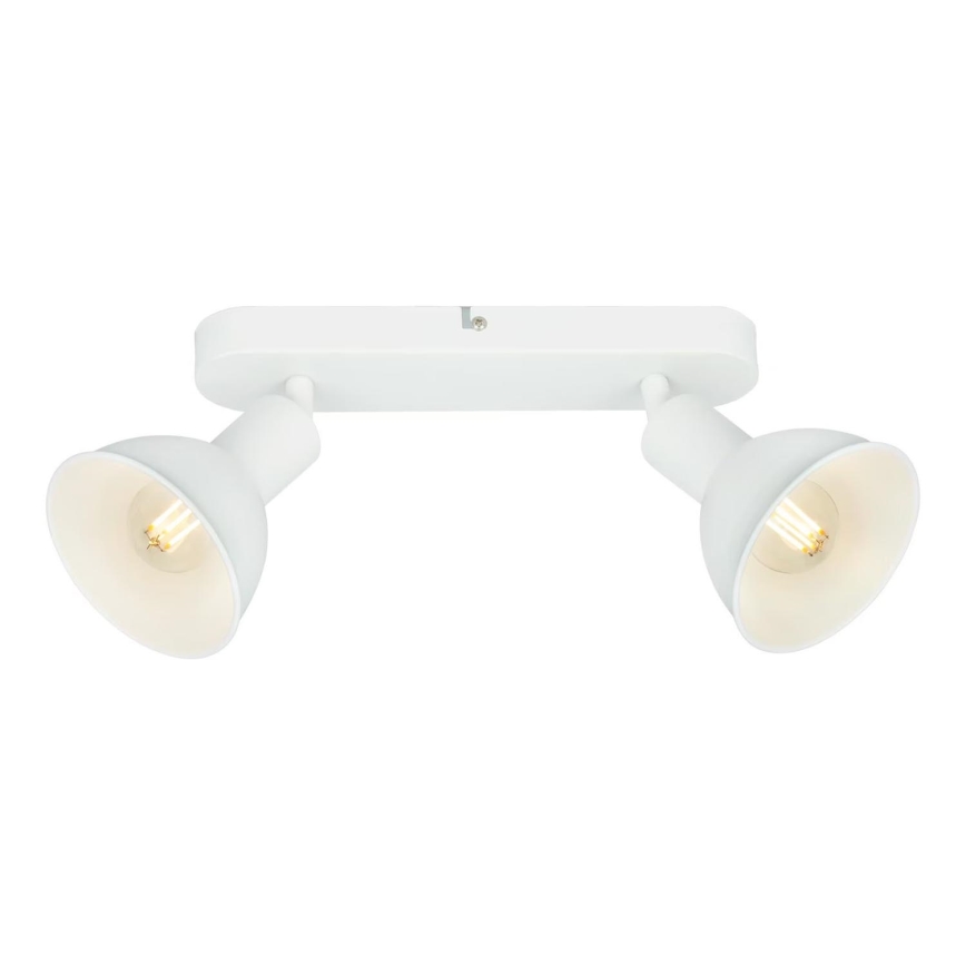 Briloner 2674-026 - Foco RETRO 2xE14/25W/230V blanco