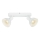Briloner 2674-026 - Foco RETRO 2xE14/25W/230V blanco