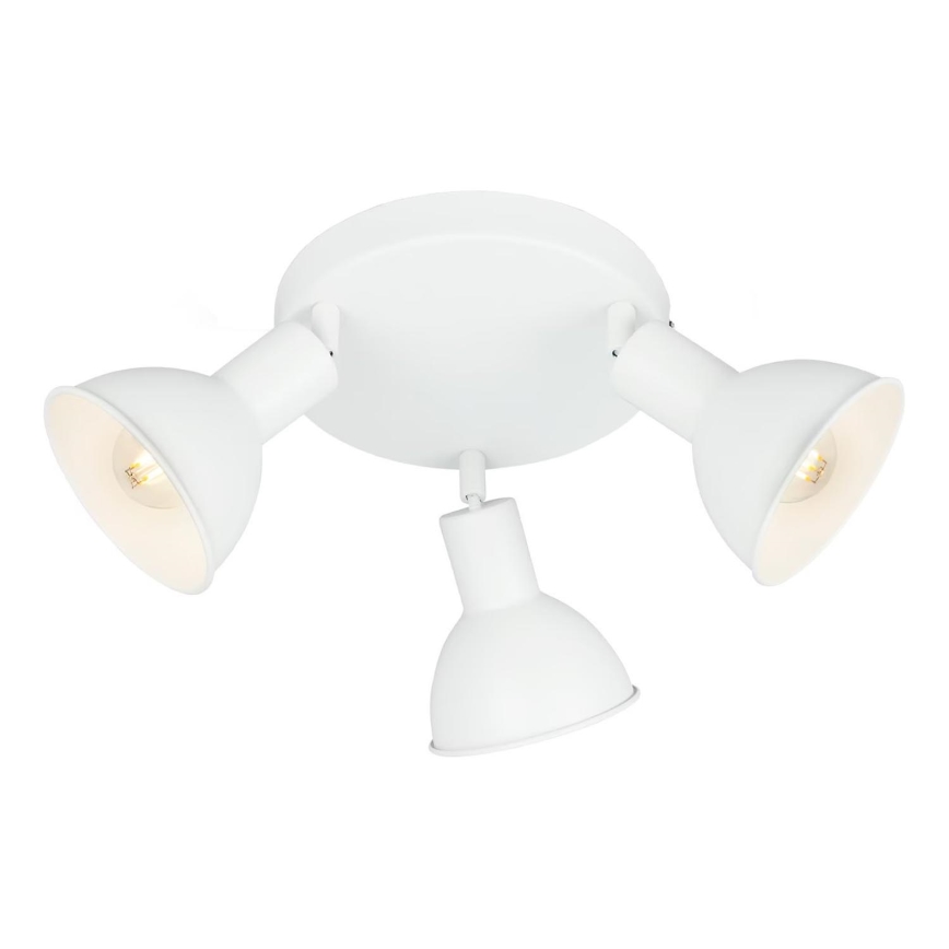 Briloner 2674-036 - Foco RETRO 3xE14/25W/230V blanco