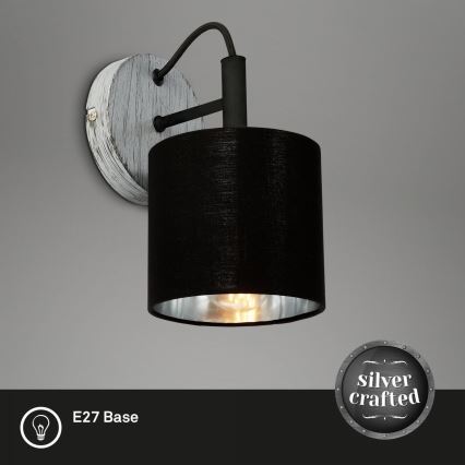 Briloner 2737-014 - Aplique SILVER CRAFTED 1xE14/25W/230V