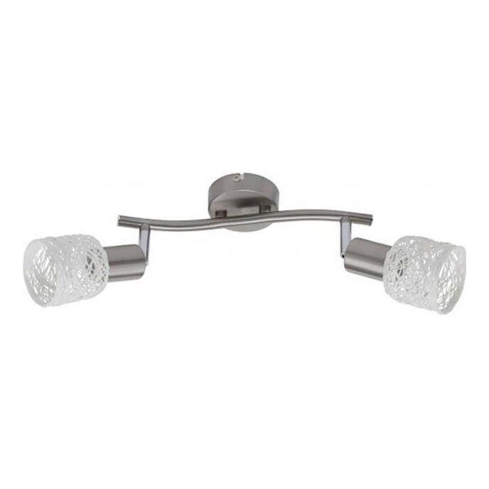 Briloner 2826-022 - Foco SPOT 2xE14/6W/230V cromo mate