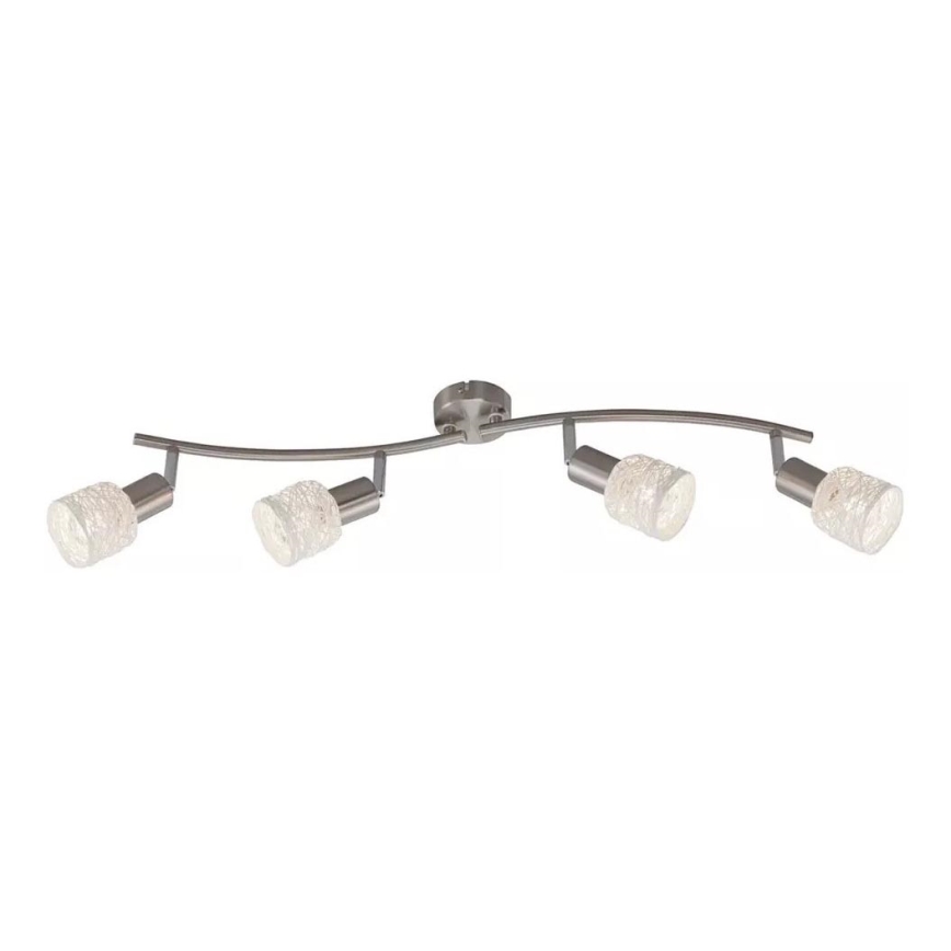 Briloner 2826-042 - Foco SPOT 4xE14/6W/230V cromo mate