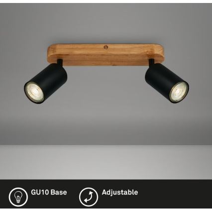 Briloner 2922-025 - Foco SPOT 2xGU10/9W/230V