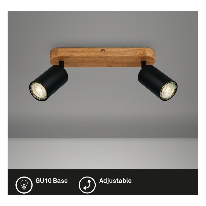 Briloner 2922-025 - Foco SPOT 2xGU10/9W/230V