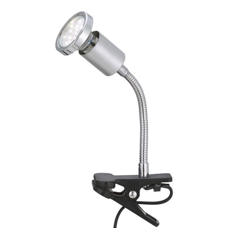Briloner 2967-018P - Lámpara de mesa LED con clip SIMPLE 1xGU10/3W/230V