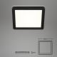 Briloner 3010-015 - Plafón LED LED/8W/230V 19x19 cm negro IP44