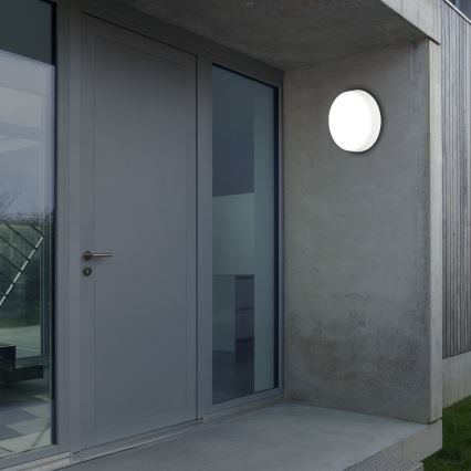Briloner 3018-016 - Plafón LED de exterior HAGEN LED/24W/230V 4000K IP44 blanco