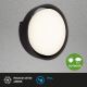 Briloner 3019-015 - Aplique LED para exterior GENUA LED/18W/230V IP44 negro