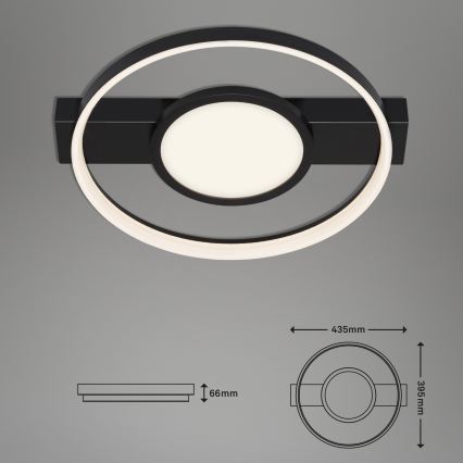 Briloner 3026-015 - Plafón LED regulable FRAME LED/33W/230V