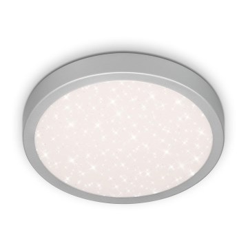 Briloner 3048-014 - Plafón LED RUNA LED/18W/230V plata