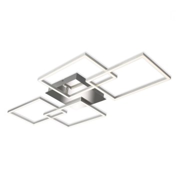 Briloner 3091-018 - Plafón LED regulable FRAME LED/30W/230V cromo brillante
