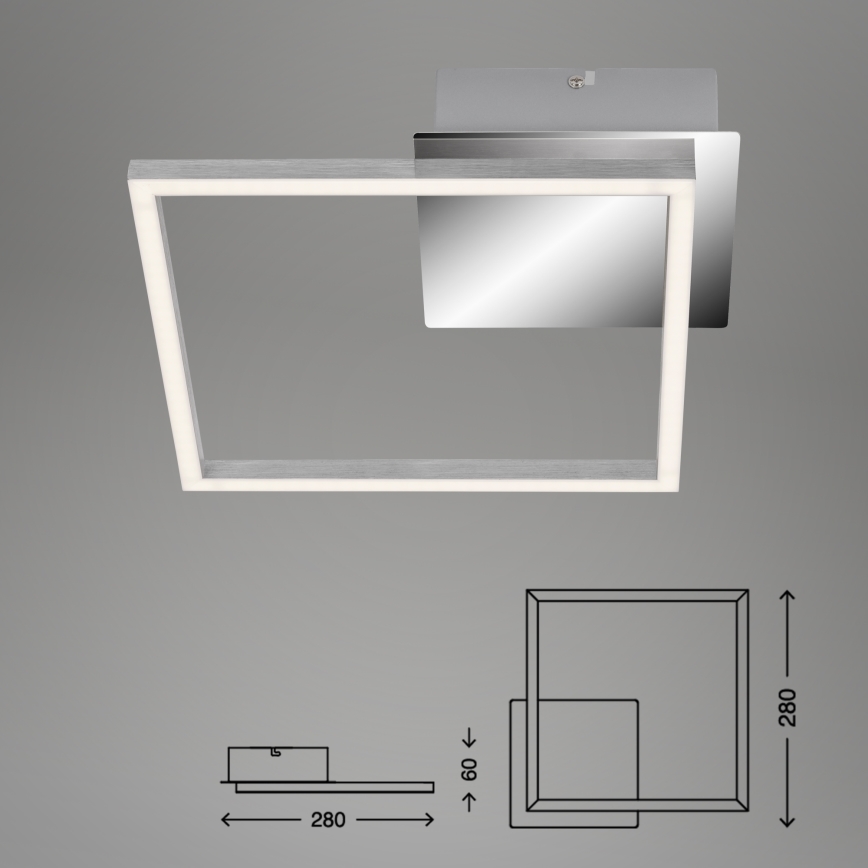 Briloner 3105-018 - Plafón LED regulable FRAMES LED/9,7W/230V